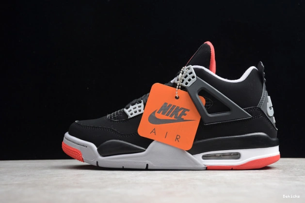 Rep BK 308497-060 retro 4 jordan black cement 2019 ''bred'' air 1207